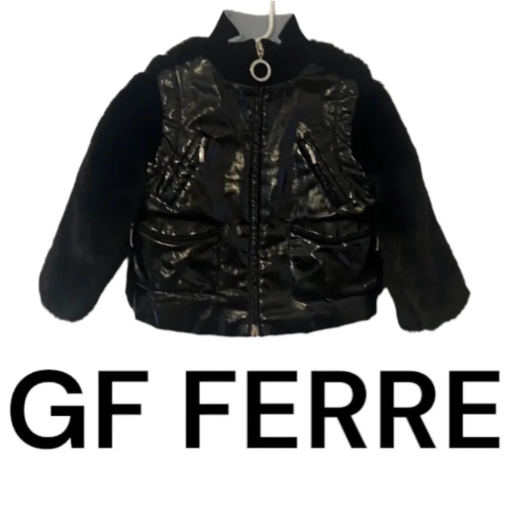 Authentic GF Gianfranco Ferre designer girls toddler convertible jacket vest 3